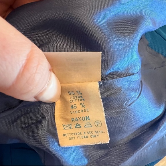 DANIEL HECHTER VTG Y2K Royal Blue Sleevless Mini Cocktail Dress Size 6 - Picture 11 of 11